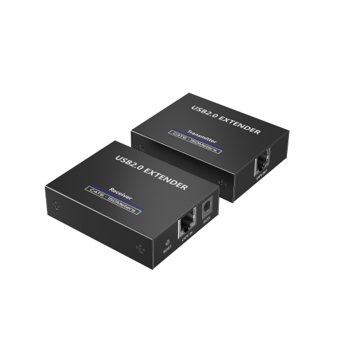 EPCOM TITANIUM TT150USB Kit EXTENSOR USB 2.0 de 4 Puertos para Distancias de Hasta 150 m, Soporta USB 2.0, USB 1.1 y USB 1.0, UTP Cat 5e/6/6a/7, Soporta Switch Gigabit, Ideal para Cámaras WEB, Impresoras, Escáner, Memorias, Mouse, etc.
