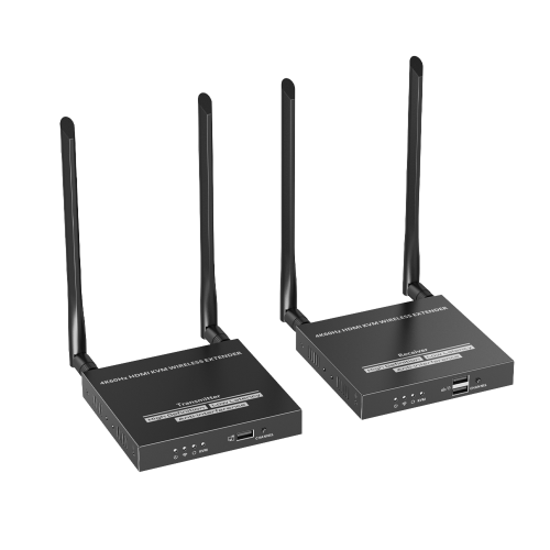 EPCOM TITANIUM TT699KVM Kit Extensor Inalámbrico | 4K@60Hz | Transmisión hasta 50m | Transferencia IR | Emparejamiento SSID