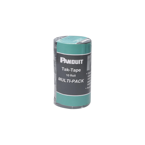 PANDUIT TTR-35RX0 Kit de 10 Rollos de Cinta de Contacto, de 10.66 m de largo y 19.1 mm de ancho c/u, Color Negro