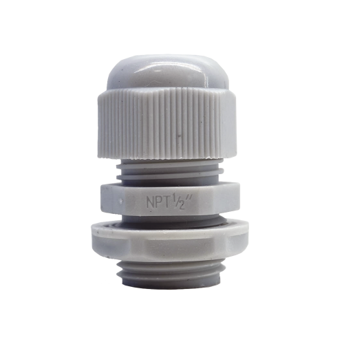 TXPRO TXG-PG-12N Conector Plástico Blanco Tipo Glándula para Rosca NPT 1/2″