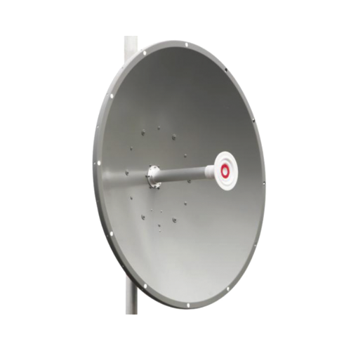 TXPRO TXP7GD34 Antena direccional de 3 ft, 5.9 a 7.1 GHz, Ganancia 34 dBi, Conectores RP-SMA Hembra, Polarización doble, incluye montaje para torre o mástil