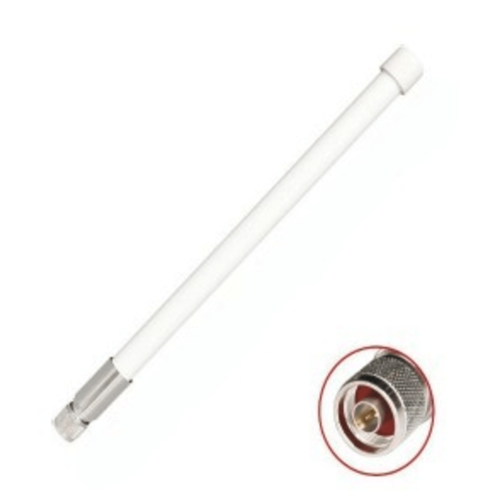 TXPRO TXPANT2458Q10VNM 1 Antena Omnidireccional, Doble Banda 2.4 GHz y 5 GHz, Ganancia 7 dBi (2.4 GHz) y 10 dBi (5 GHz), Exterior, Polarización Vertical, Conector N Macho