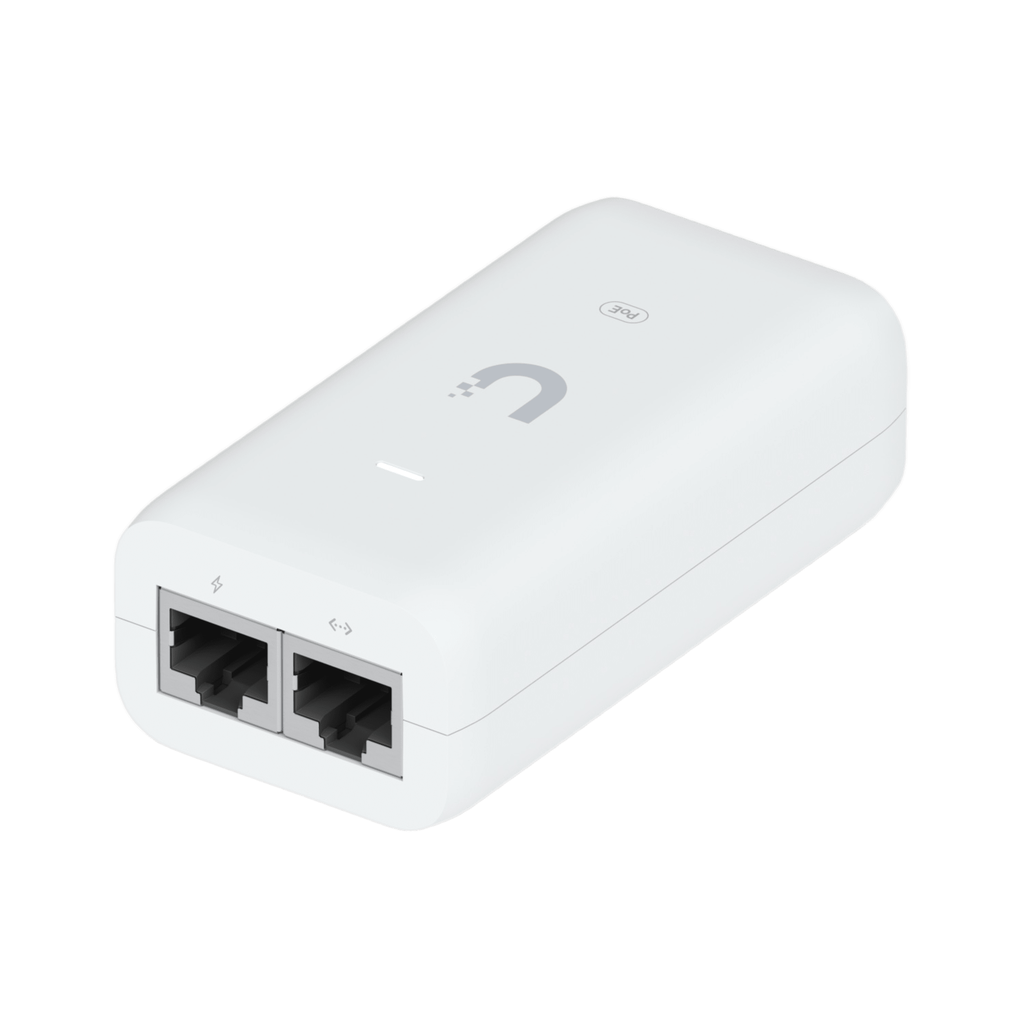 UBIQUITI U-POE Inyector, Adaptador POE UniFi U-POE (48 VDC, 0.32 A hasta 15W) puerto Gigabit, ideal para equipos UniFi, incluye cable AC