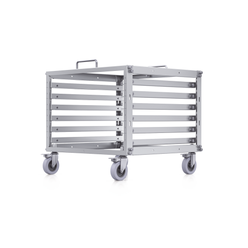 UBIQUITI U-RACK-6U-TL UniFi Rack Móvil de 6 Unidades, incluye 1 patchpanel de 24 puertos Gigabit, no requiere herramientas para armarse, incluye ruedas.