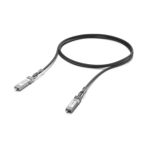 UBIQUITI UACC-DAC-SFP10-1M Cable de conexión directa DAC de 1 metro SFP+ 1/10Gbps, ideal para switches UniFi