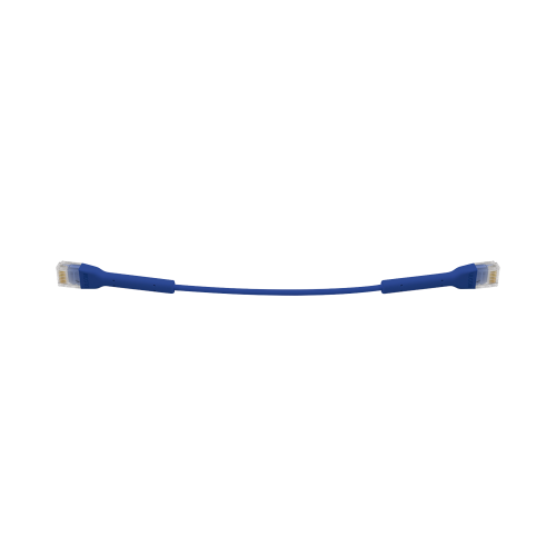 UBIQUITI UC-PATCH-RJ45-BL UniFi Ethernet Patch Cable Cat6 de 22 cm, color azul