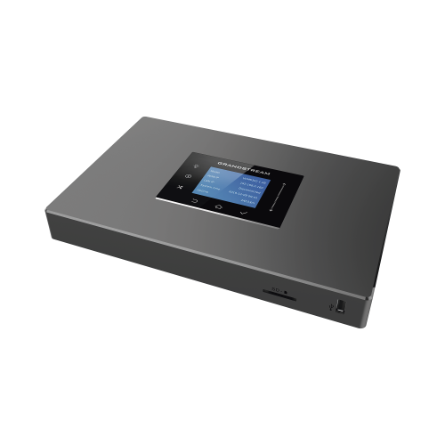 GRANDSTREAM UCM-6301 Conmutador IP-PBX para hasta 500 usuarios y 75 llamadas simultaneas, 1FXO, 1FXS, para solución de comunicaciones unificadas y colaboración