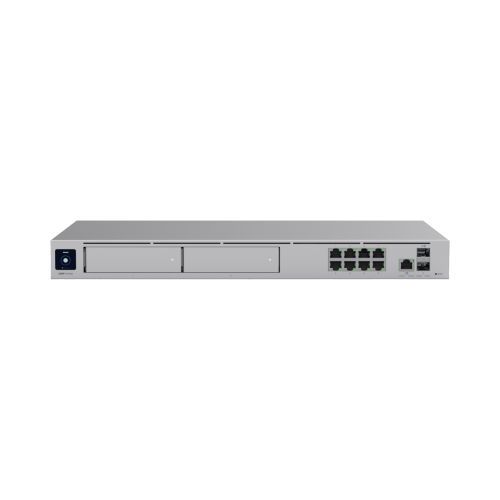 UBIQUITI UDM-PRO-MAX UniFi Cloud Gateway: Dream Machine PRO MAX. Administra hasta 150 dispositivos UniFi y 2000 clientes/todas las aplicaciones UniFi/5 Gbps de ruteo con IDS/IPS, 2 bahías 3.5″, 128 GB SSD internos, Fail Over, balanceo de cargas, VPN/SD-WA