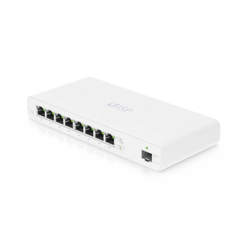 UBIQUITI UISP-R UISP Router Gigabit PoE Pasivo con 8 Puertos para Implementaciones MicroPoP y Redes Seguras