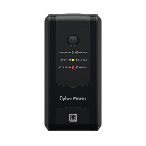 CYBERPOWER UT-550GU UPS de 550 VA/275 W, Topología Línea Interactiva, Entrada 120 Vca NEMA 5-15P, y 8 Salidas NEMA 5-15R, Puerto USB, Con Regulador de Voltaje (AVR)