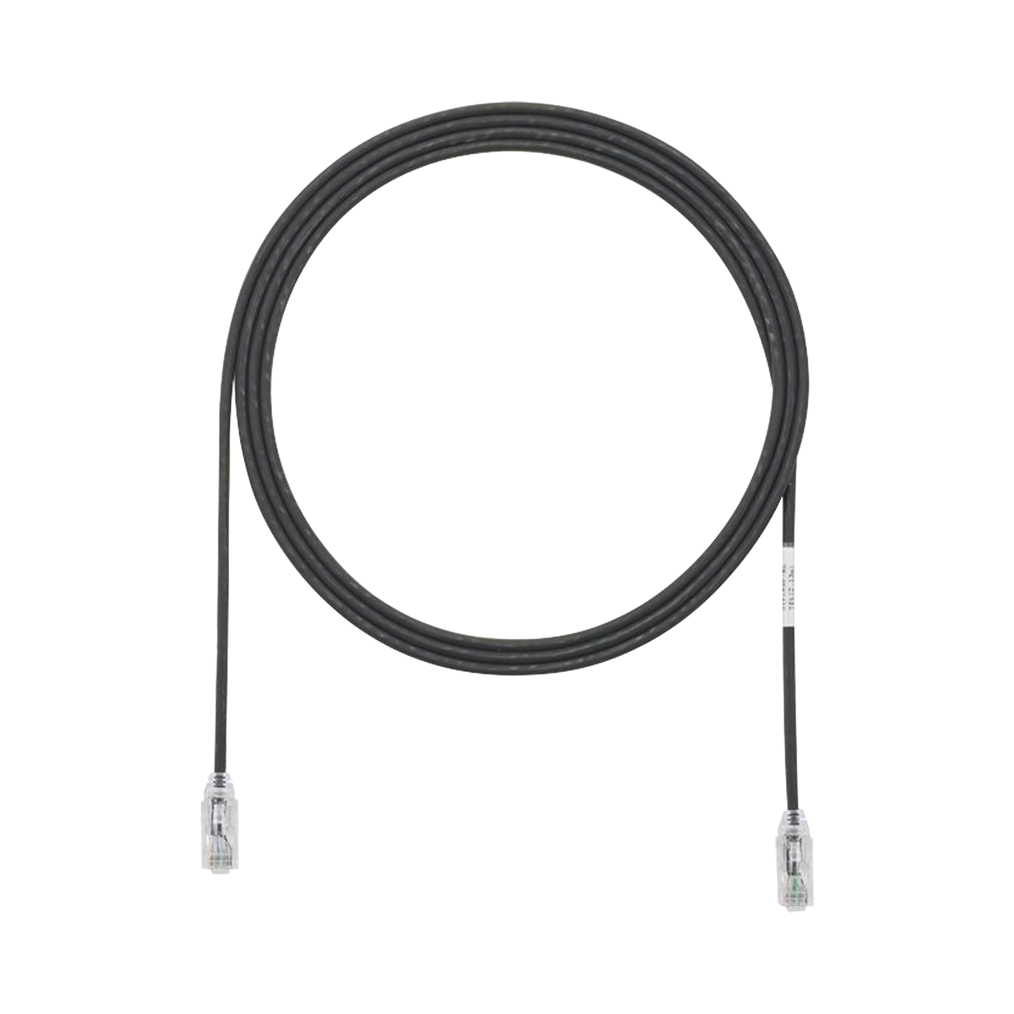 PANDUIT UTP28SP10BL Cable de Parcheo TX6, UTP Cat6, Diámetro Reducido (28AWG), Color Negro, 10ft