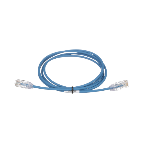 PANDUIT UTP28SP10BU Cable de Parcheo TX6, UTP Cat6, Diámetro Reducido (28AWG), Color Azul, 10ft