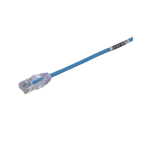 PANDUIT UTP28SP10MBU Cable de Parcheo TX6, UTP Cat6, Diámetro Reducido (28AWG), Color Azul, 10 m