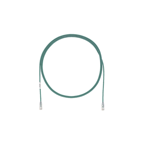 PANDUIT UTP28SP3GR Cable de Parcheo TX6, UTP Cat6, Diámetro Reducido (28AWG), Color Verde, 3ft