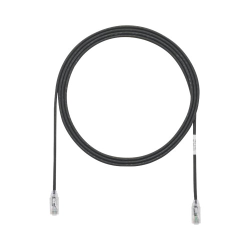 PANDUIT UTP28SP7BL Cable de Parcheo TX6, UTP Cat6, Diámetro Reducido (28AWG), Color Negro, 7ft