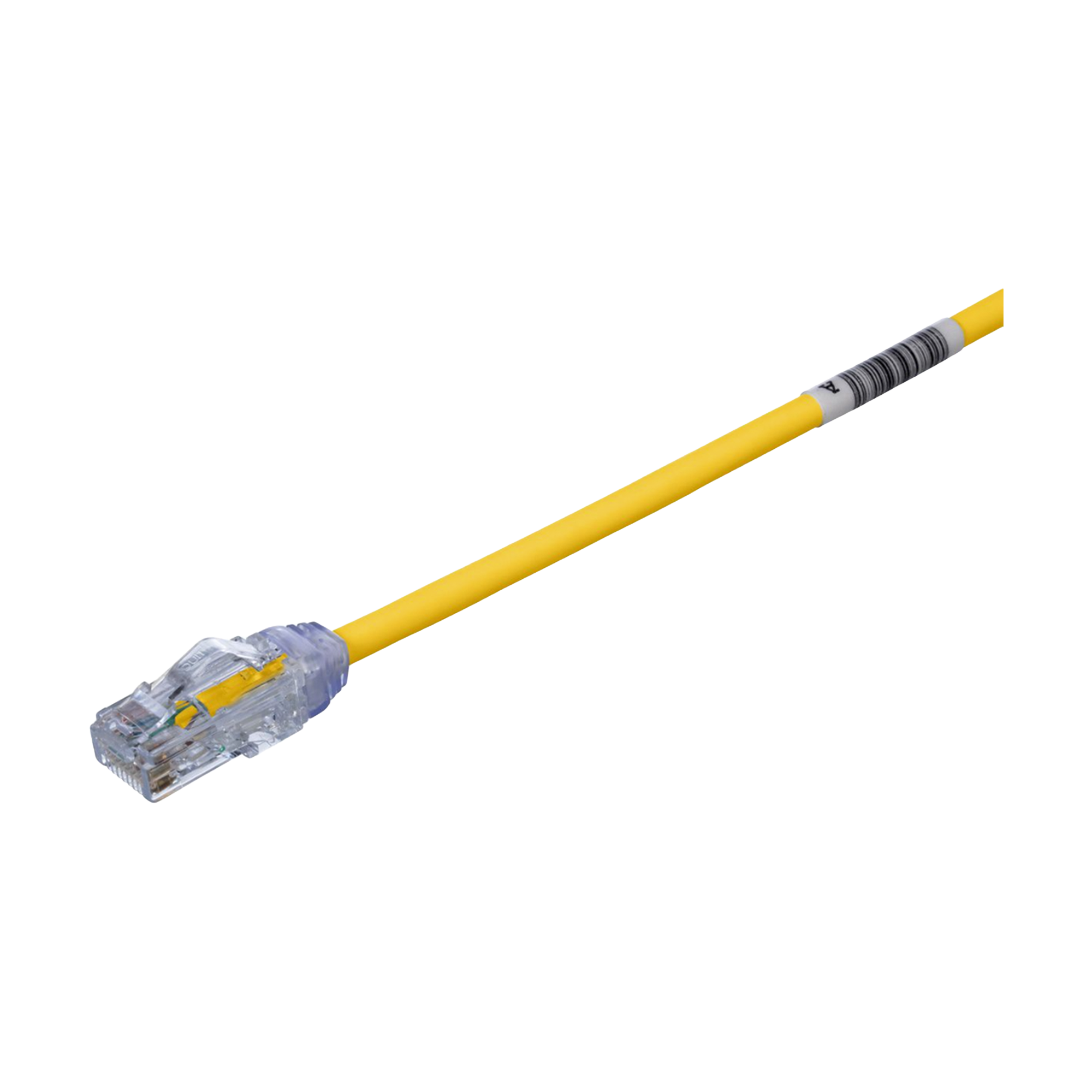 PANDUIT UTP28X1YL Cable de Parcheo UTP Cat6A, CM/LSZH, Diámetro Reducido (28AWG), Color Amarillo, 1ft