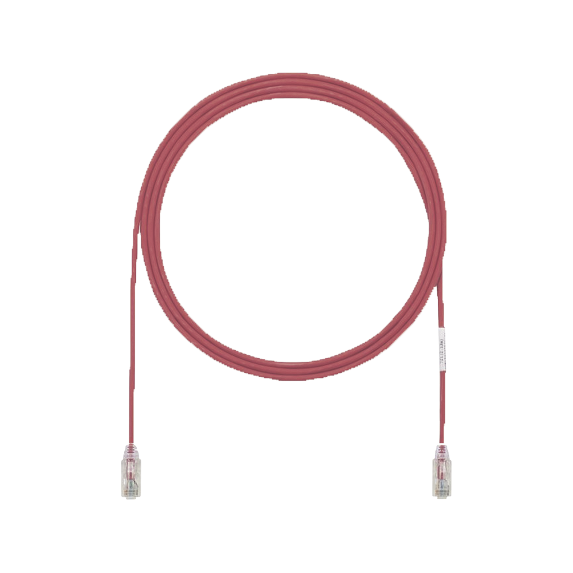 PANDUIT UTP28X3RD Cable de Parcheo UTP Cat6A, CM/LSZH, Diámetro Reducido (28AWG), Color Rojo, 3ft