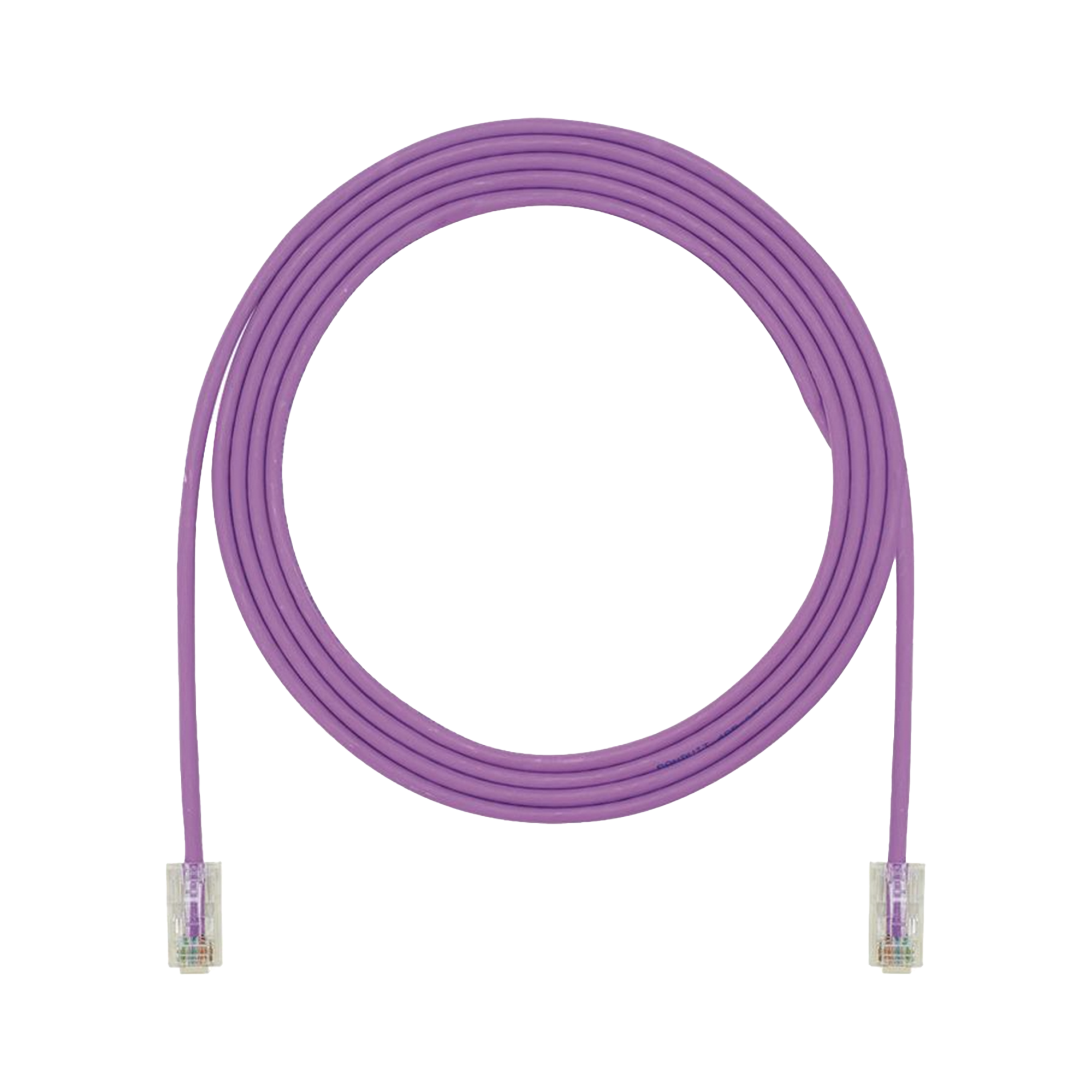 PANDUIT UTP28X3VL Cable de Parcheo UTP Cat6A, CM/LSZH, Diámetro Reducido (28AWG), Color Violeta, 3ft