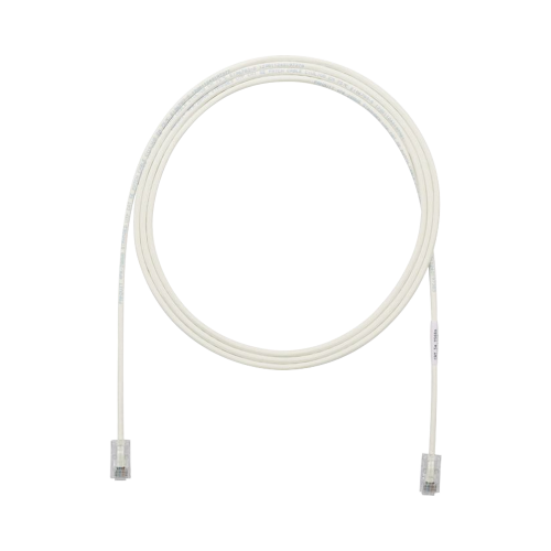 PANDUIT UTP28X4 Cable de Parcheo UTP Cat6A, CM/LSZH, Diámetro Reducido (28AWG), Color Blanco Mate, 4ft