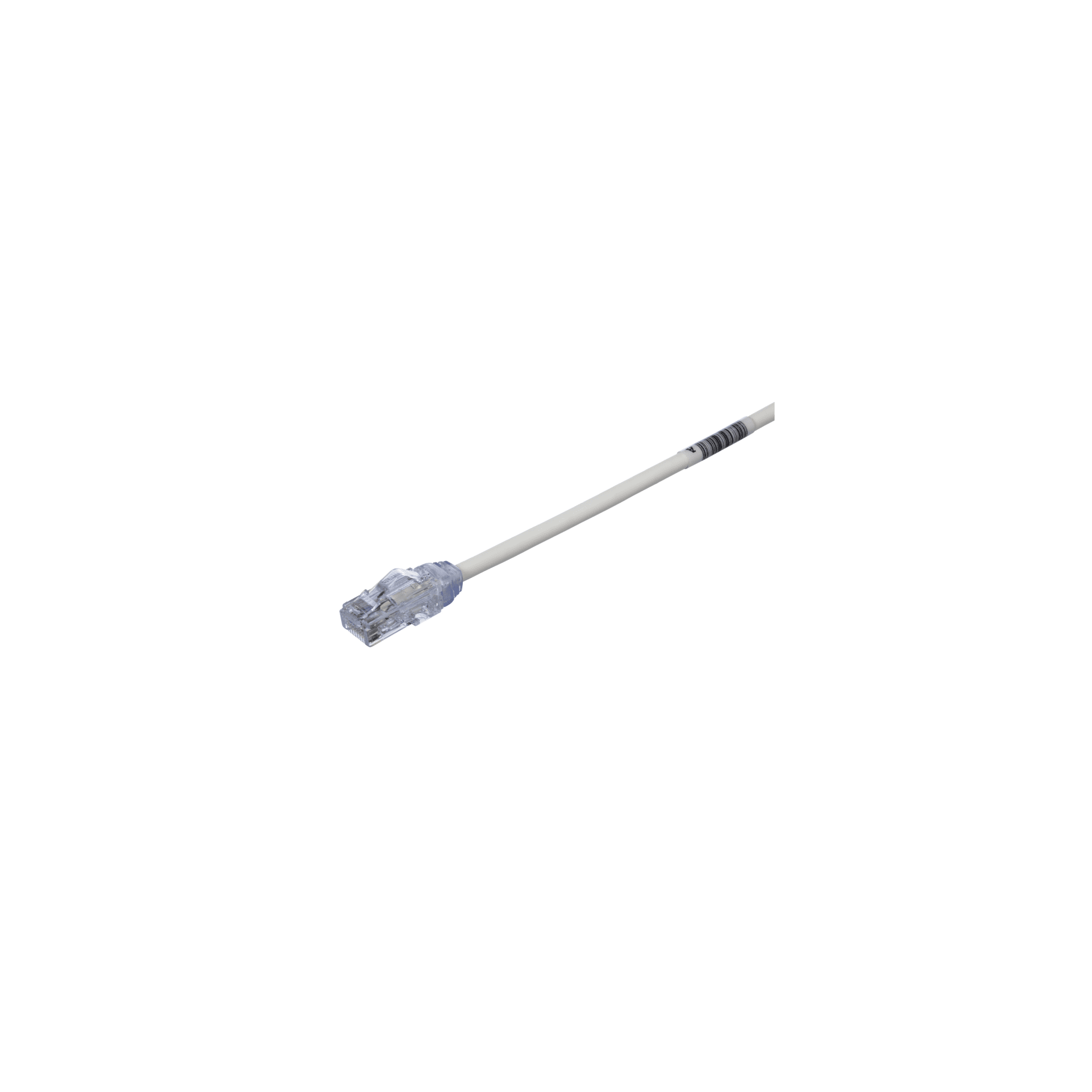 PANDUIT UTP28X65 Cable de Parcheo UTP Cat6A, CM/LSZH, Diámetro Reducido (28AWG), Color Blanco Mate, 65 ft