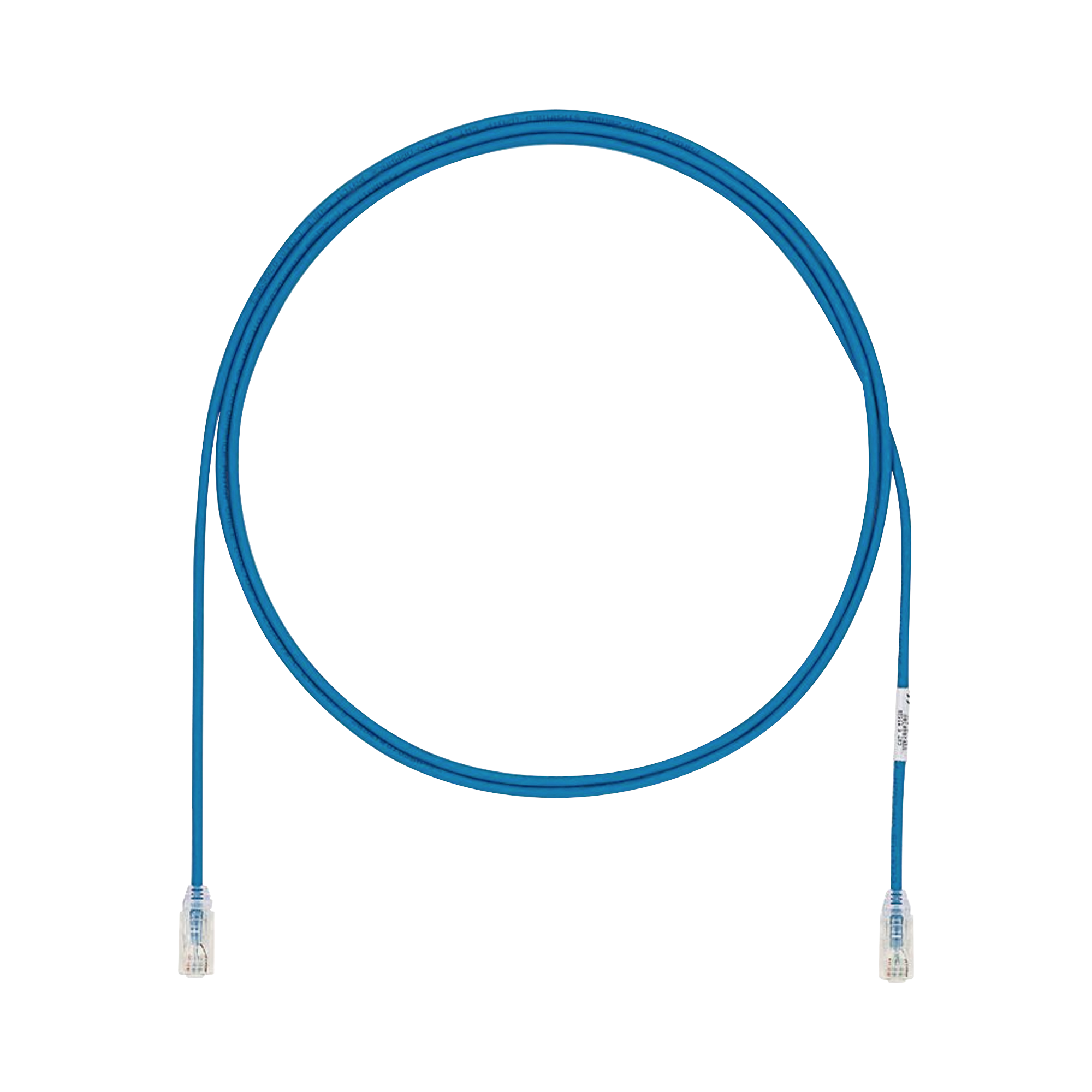 PANDUIT UTP28X7BU Cable de Parcheo UTP Cat6A, CM/LSZH, Diámetro Reducido (28AWG), Color Azul, 7ft