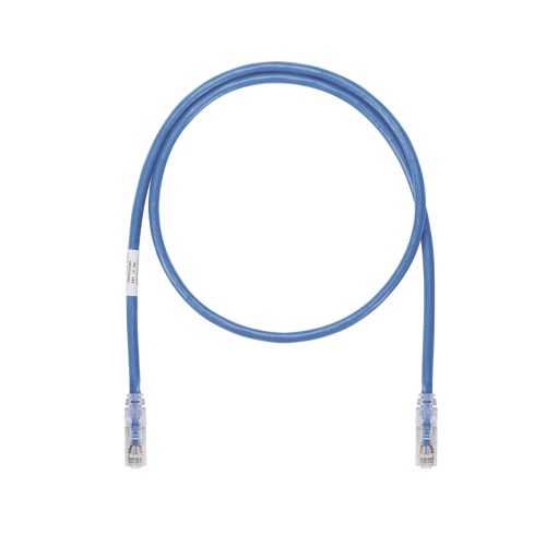 PANDUIT UTP6AX10BU Cable de Parcheo UTP, Cat6A, 24 AWG, CM, Color Azul, 10ft