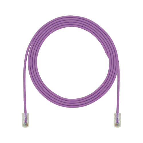 PANDUIT UTP6AX20MVL Cable de Parcheo UTP, Cat6A, 24 AWG, CM, Color Violeta, 20 m.