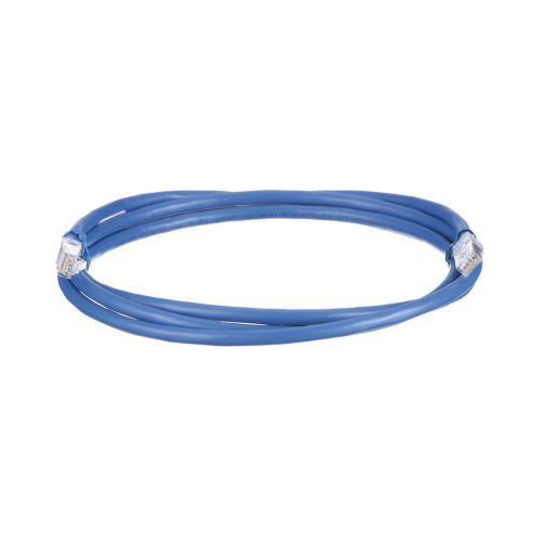 PANDUIT UTP6AX3BU Cable de Parcheo UTP, Cat6A, 24 AWG, CM, Color Azul, 3ft