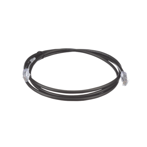 PANDUIT UTP6AX5BL Cable de Parcheo UTP, Cat6A, 24 AWG, CM, Color Negro, 5ft