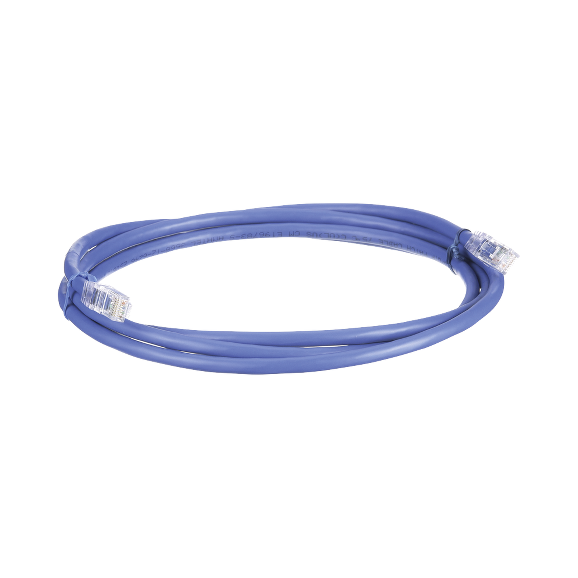 PANDUIT UTP6AX5BU Cable de Parcheo UTP, Cat6A, 24 AWG, CM, Color Azul, 5ft
