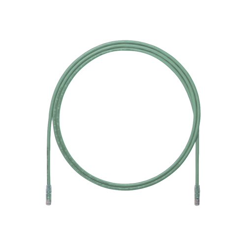 PANDUIT UTP6AX5GR Cable de Parcheo UTP, Cat6A, 24 AWG, CM, Color Verde, 5 ft