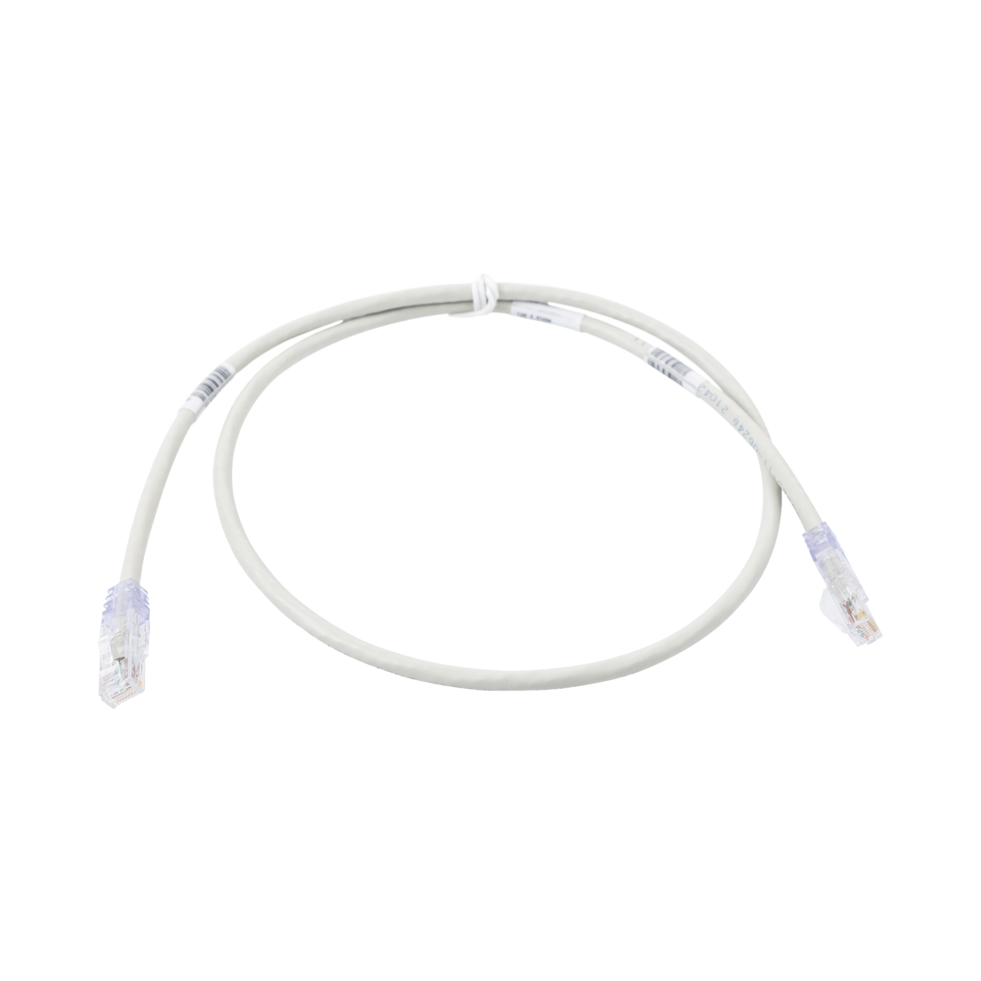 PANDUIT UTPSP7GYY Cable de Parcheo TX6, UTP Cat6, 24 AWG, CM, Color Gris, 7ft