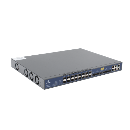V-SOL V1600-D16 OLT de 16 puertos EPON con 12 puertos Uplink (4 puertos Gigabit Ethernet + 4 puertos SFP + 4 puertos SFP+) , hasta 1,024 ONUS