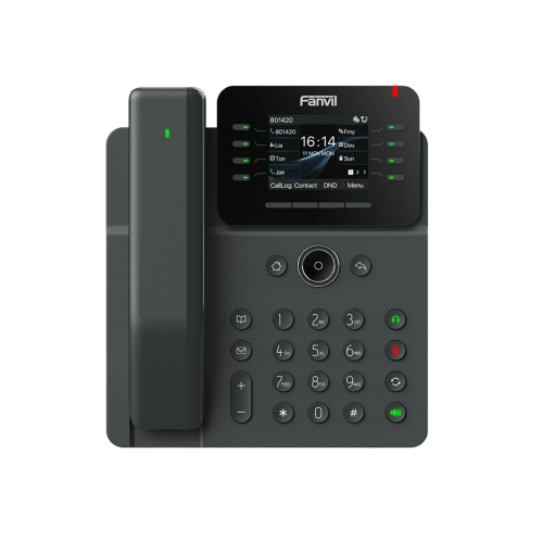 FANVIL V62-PRO Telefono IP Handset Inalámbrico, 12 Líneas SIP, Conferencia 6 Vias, Puertos Gigabit, PoE, Pantalla 2.8