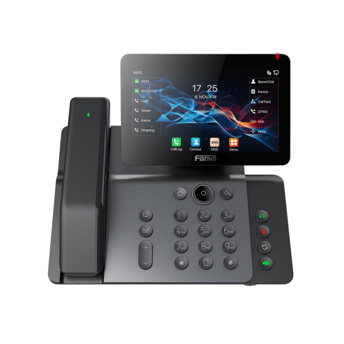 FANVIL V66-PRO Telefono IP Wi-Fi, Handset Inalámbrico, Recepción de Video, 20 Líneas SIP, Puertos Gigabit, PoE con Puerto USB, Bluetooth.