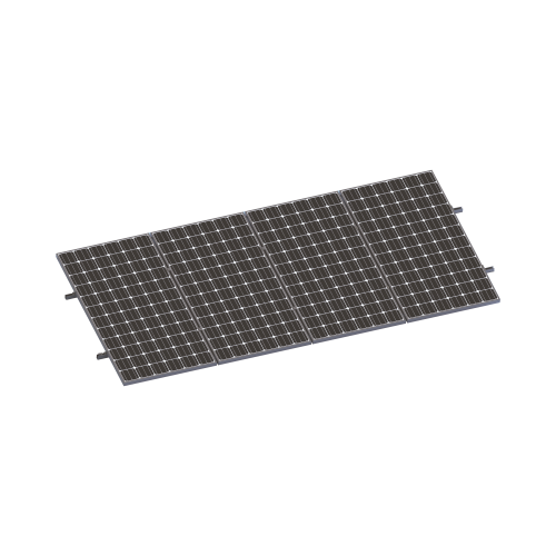 EPCOM POWERLINE VEKTORMINIKIT1X4 Kit De Minirieles Para Panel Solar Arreglo 1X4 Para Instalación Plano En Lámina