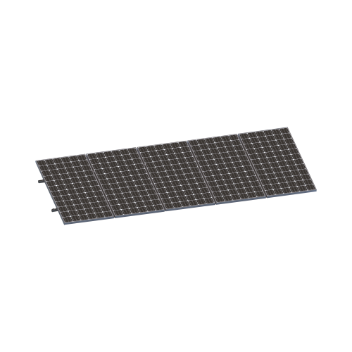 EPCOM POWERLINE VEKTORMINIKIT1X5 Kit De Minirieles Para Panel Solar Arreglo 1X5 Para Instalación Plano En Lámina