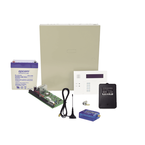 HONEYWELL HOME RESIDEO VISTA48-60RF-MINI2G (1 Año datos ILIMITADO INCLUIDO) Kit Vista48LA con comunicador MINI012G, Teclado, Gabinete y Transformador