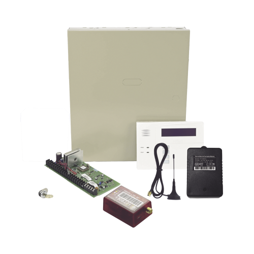 HONEYWELL HOME RESIDEO VISTA48-60RF-MN01 (2 Años 4GLTEM/5G ILIMITADO INCLUIDO) Kit Vista48LA con comunicador 4GLTEM/5G MN01, Teclado, Gabinete y Transformador