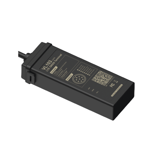 JIMIIOT VL103 GPS, Localizador para Vehiculos, 4G LTE CAT1 con Fallback a 2G/ Apagado y encendido de motor remoto, Entrada analogica, Sistema de protección de baterias, Tamaño super pequeño con IP66, Robusto