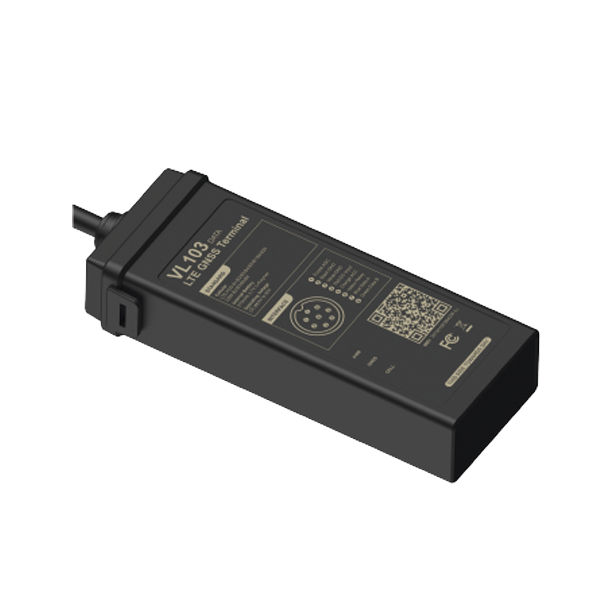 JIMIIOT VL103 GPS, Localizador para Vehiculos, 4G LTE CAT1 con Fallback a 2G/ Apagado y encendido de motor remoto, Entrada analogica, Sistema de protección de baterias, Tamaño super pequeño con IP66, Robusto