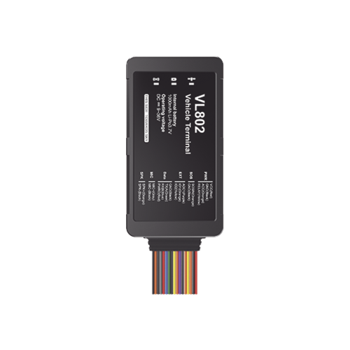 JIMIIOT VL802 Localizador vehicular 4G Boton de Emergencia y Relevador incluidos, detección de apertura de puertas, multiples salidas digitales, compatible con sensor ultrasonico de combustible