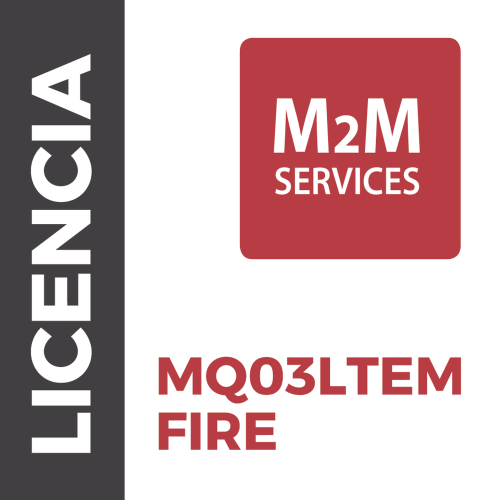 M2M SERVICES VOUCHERFIRE Servicio de datos 4GLTE/5G por un Año para MQ03LTEMFIRE con eventos ilimitados.