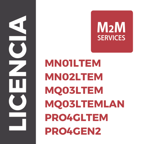 M2M SERVICES VOUCHERLTEM Servicio de datos 4GLTE/5G por un Año para MN02LTEM, MN01LTEM, PRO4GLTEM, PRO4GEN2, MQ03LTEM