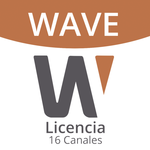Hanwha Techwin Wisenet WAVE-PRO-16 Licencia de 16 Canales de Grabación Wisenet Wave Profesional
