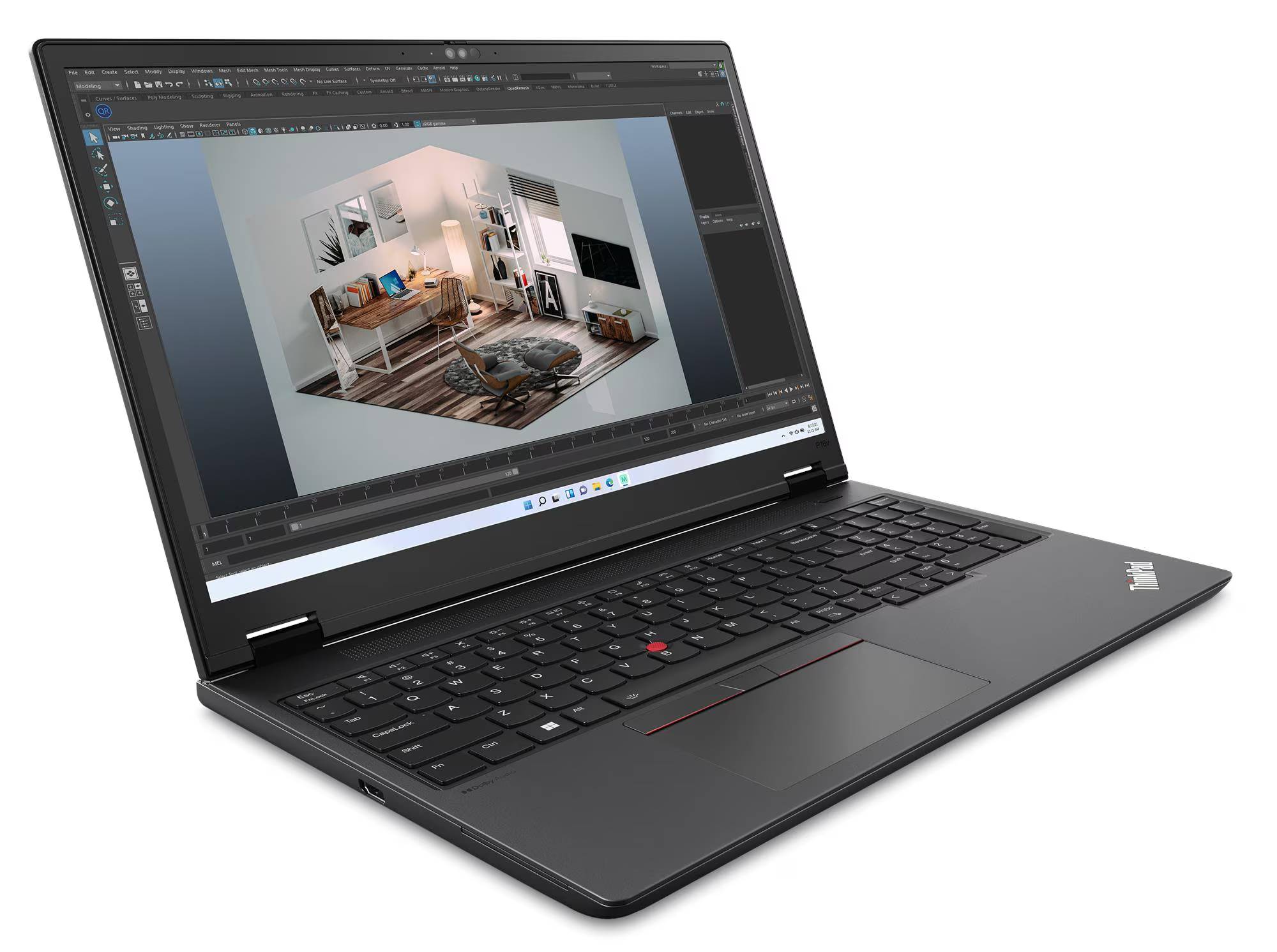 Wks Laptop ThinkPad P16v Gen 2 – Pantalla 16 Pulgadas, Intel Core I9-13980HX, 64 GB, 1 TB SSD, Tarjeta Gráfica NVIDIA RTX 3500 Ada Generation 12GB GDDR6, W1