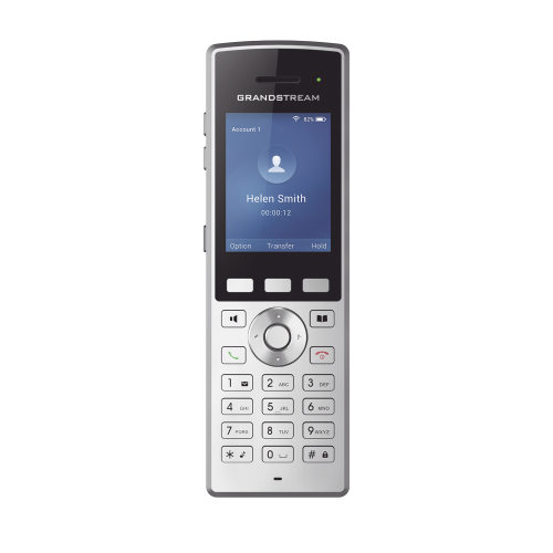 GRANDSTREAM WP822 Teléfono WiFi portátil empresarial con 2 lineas y cuentas SIP, Bluetooth y botón Push-to-talk