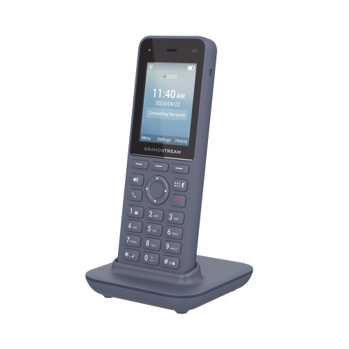 GRANDSTREAM WP826 Teléfono IP inalámbrico Wi-Fi, Portátil, 3 cuentas SIP, 3 líneas, Voz HD, Bluetooth integrado, Puerto USB tipo C