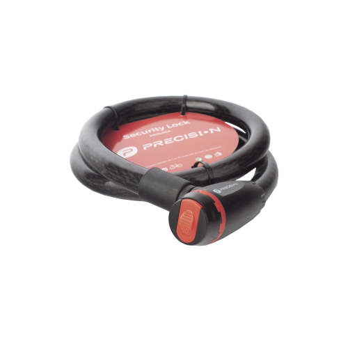 PRECISION X-613-LOCK Candado para Bicicleta, Moto o similar de 20 x 1000 mm Cierre por Llave.