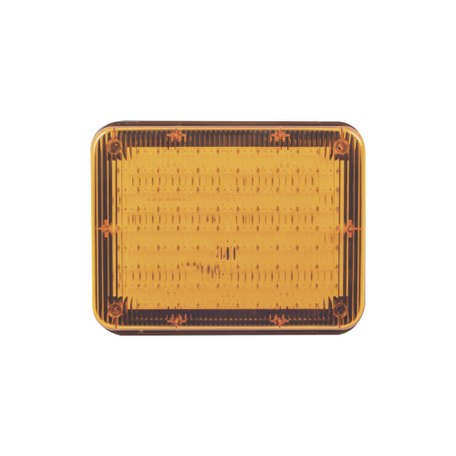 EPCOM INDUSTRIAL SIGNALING X-LTE-515-A Luz de Advertencia de 9X7″, Color Ámbar, Ideal para Ambulancias